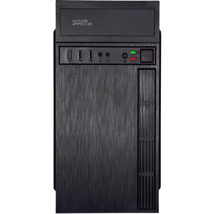 Корпус KingPrice KPCC-MN210 черный без БП mATX 1x80mm 2x120mm 2xUSB2.0 audio