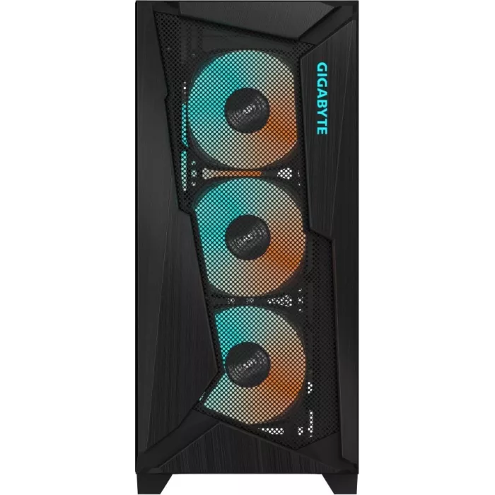 Корпус Gigabyte GB-C301G черный без БП ATX 3x120mm 5x140mm 2xUSB3.0 audio bott PSU