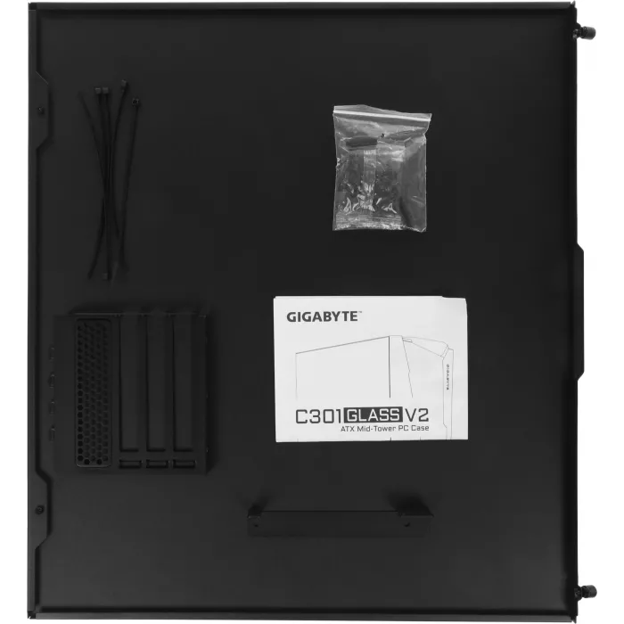 Корпус Gigabyte GB-C301G черный без БП ATX 3x120mm 5x140mm 2xUSB3.0 audio bott PSU