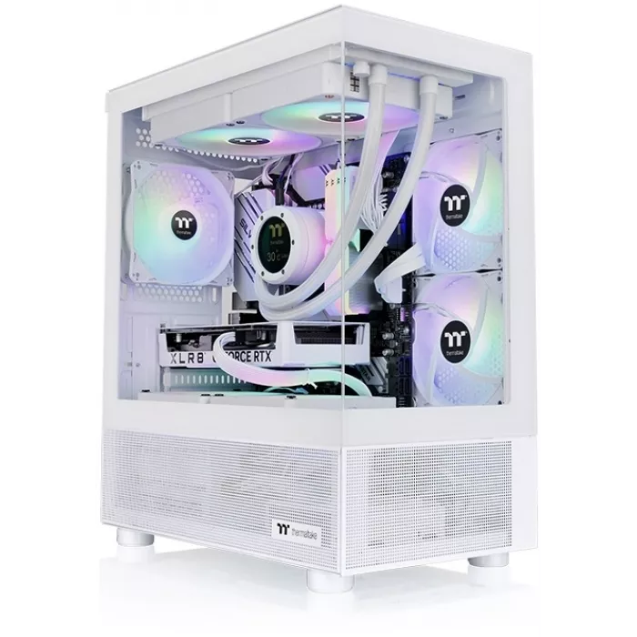Корпус Thermaltake View 170 TG ARGB белый без БП mATX 5x120mm 2x140mm 1x200mm 2xUSB3.0 audio bott PSU