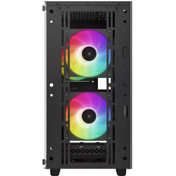 Корпус Deepcool CC360 ARGB черный без БП mATX 5x120mm 4x140mm 1xUSB2.0 1xUSB3.0 audio bott PSU