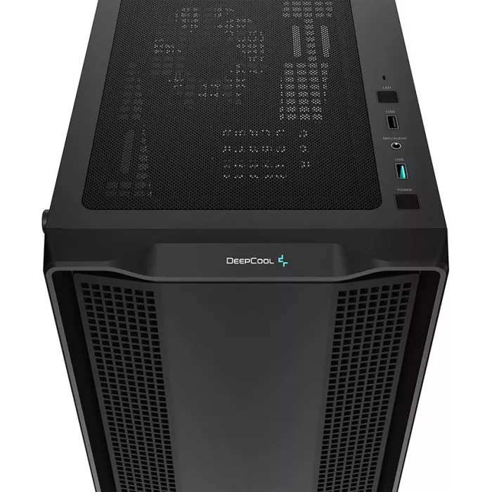 Корпус Deepcool CC360 ARGB черный без БП mATX 5x120mm 4x140mm 1xUSB2.0 1xUSB3.0 audio bott PSU