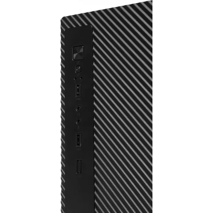 Корпус Accord ACC-2053B черный без БП mATX 1x80mm 1x120mm 2xUSB2.0 audio