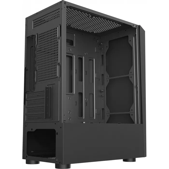 Корпус Bloody BD-CC102F черный без БП mATX 4x120mm 2xUSB2.0 1xUSB3.0 audio bott PSU