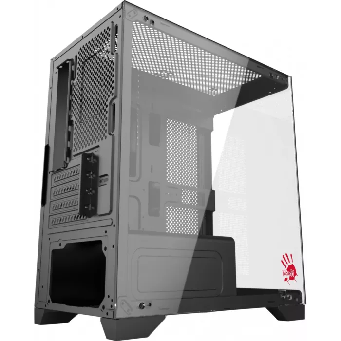 Корпус Bloody BD-CC103 черный без БП mATX 7x120mm 1xUSB2.0 1xUSB3.0 audio bott PSU