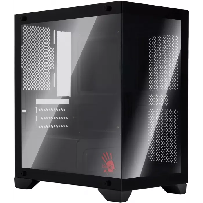 Корпус Bloody BD-CC103 черный без БП mATX 7x120mm 1xUSB2.0 1xUSB3.0 audio bott PSU