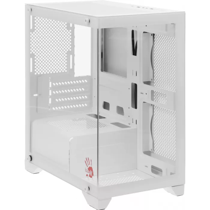 Корпус Bloody BD-CC103 белый без БП mATX 7x120mm 1xUSB2.0 1xUSB3.0 audio bott PSU
