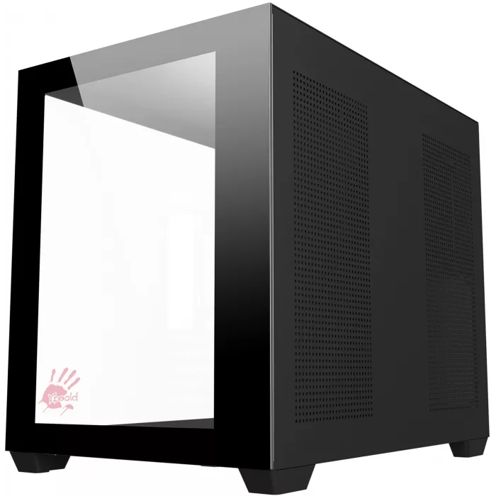 Корпус Bloody BD-CC108 черный без БП mATX 9x120mm 2xUSB3.0 audio bott PSU