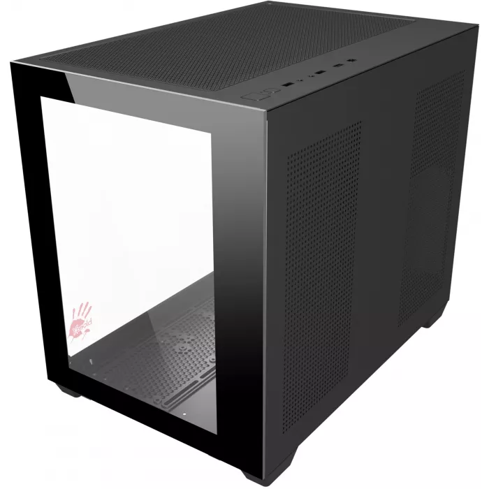 Корпус Bloody BD-CC108 черный без БП mATX 9x120mm 2xUSB3.0 audio bott PSU