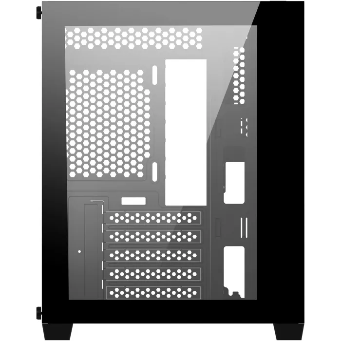 Корпус Bloody BD-CC108 черный без БП mATX 9x120mm 2xUSB3.0 audio bott PSU