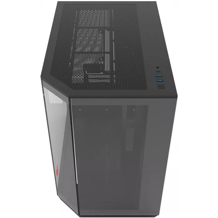 Корпус Bloody BD-CC109 черный без БП ATX 10x120mm 2xUSB3.0 audio