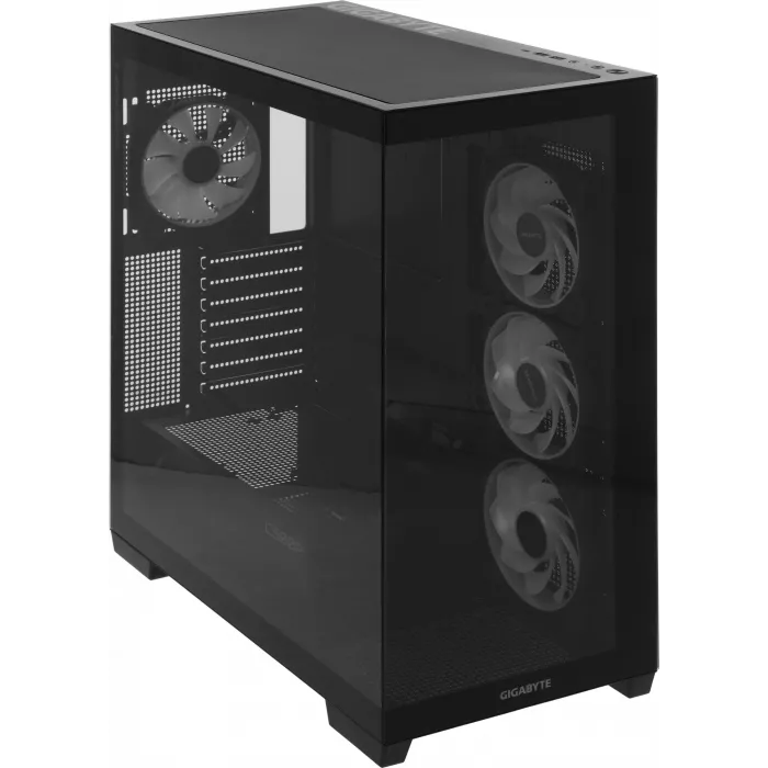 Корпус Gigabyte GB-C500P ST черный без БП ATX 6x120mm 3x140mm 2xUSB3.0 audio bott PSU