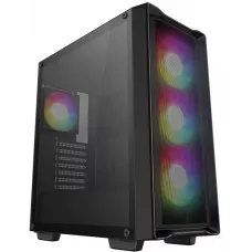Корпус Deepcool CC560 Mesh V2 черный без БП ATX 4x120mm 5x140mm 2xUSB3.0 audio bott PSU