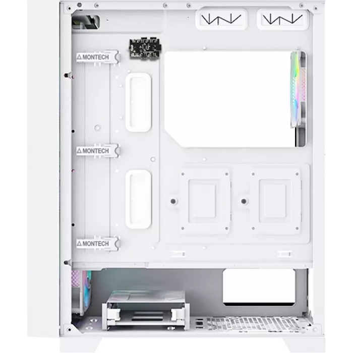 Корпус Montech Air 1000 Premium белый без БП ATX 1x120mm 3x140mm 1xUSB2.0 2xUSB3.0 audio bott PSU