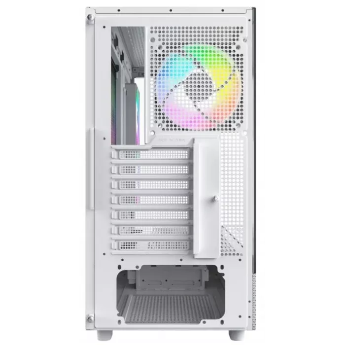 Корпус Montech XR белый без БП ATX 3x120mm 2xUSB3.0 audio bott PSU