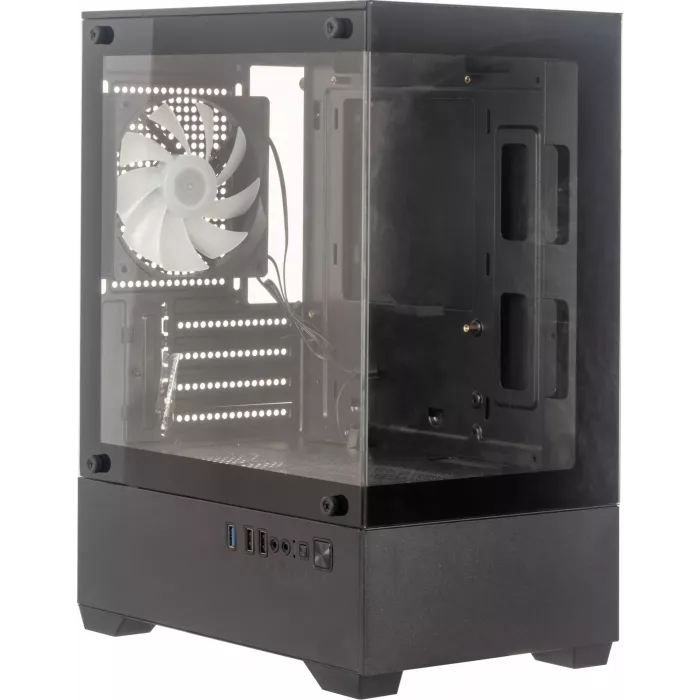 Корпус Accord ACC-ZCU2B черный без БП mATX 4x120mm 2xUSB2.0 1xUSB3.0 audio bott PSU