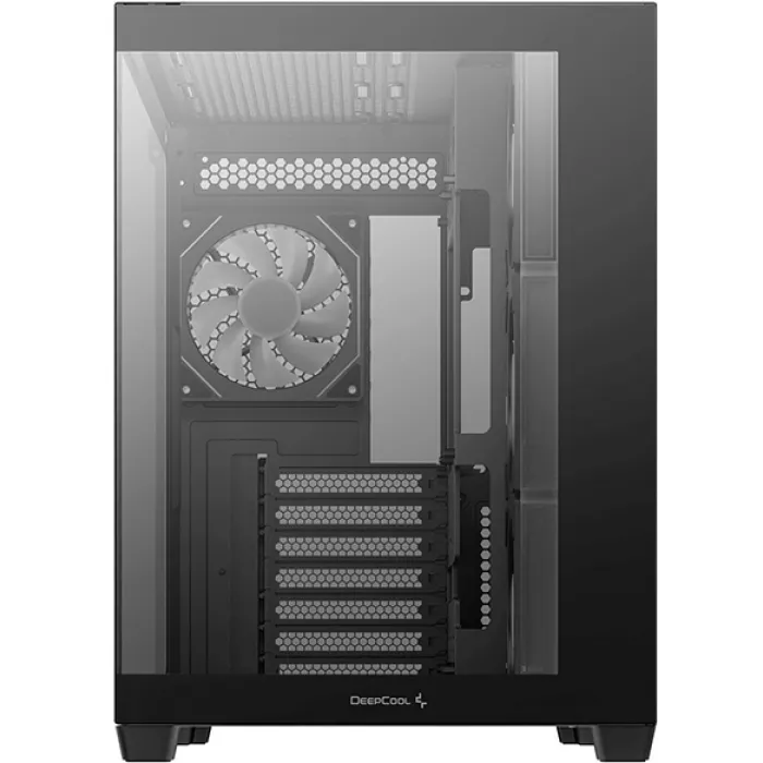 Корпус Deepcool CG530 4F черный без БП ATX 6x120mm 4x140mm 1xUSB3.0 audio bott PSU