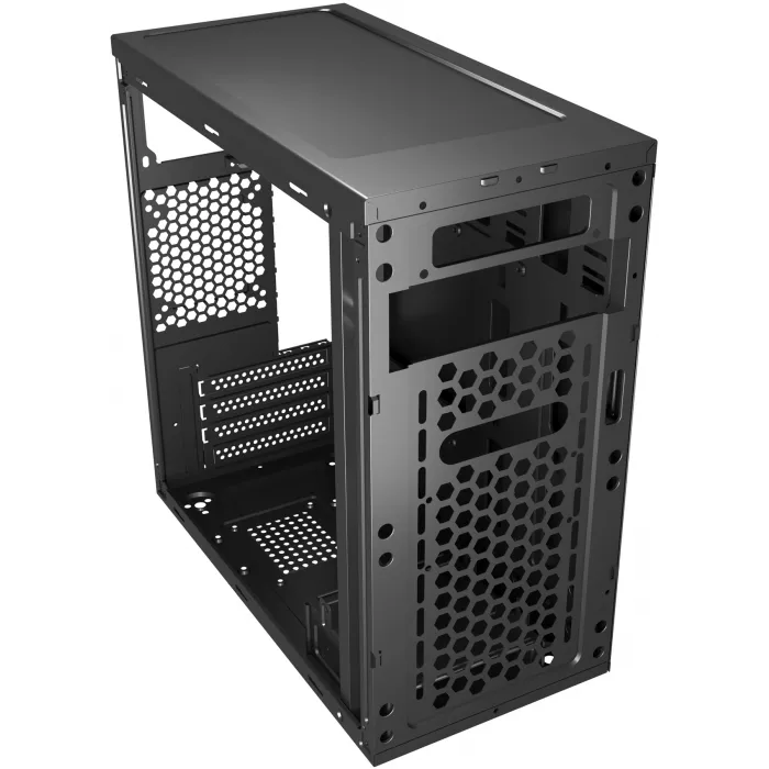 Корпус Digma DCC-MN306 черный без БП mATX 1x80mm 1x92mm 2x120mm 2xUSB2.0 1xUSB3.0 audio