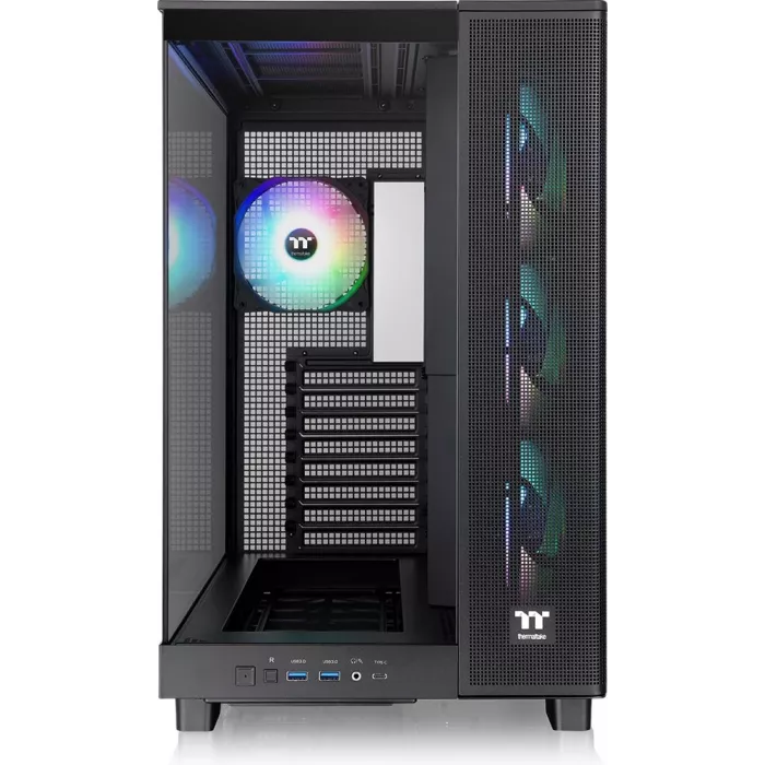 Корпус Thermaltake View 380 XL TG черный без БП ATX 5x120mm 2x140mm 2xUSB3.0 audio bott PSU