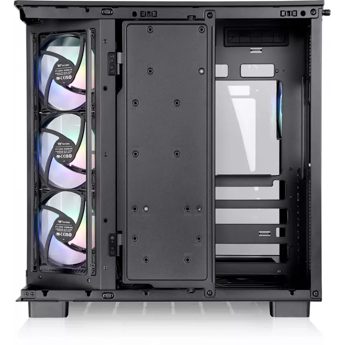 Корпус Thermaltake View 380 XL TG черный без БП ATX 5x120mm 2x140mm 2xUSB3.0 audio bott PSU