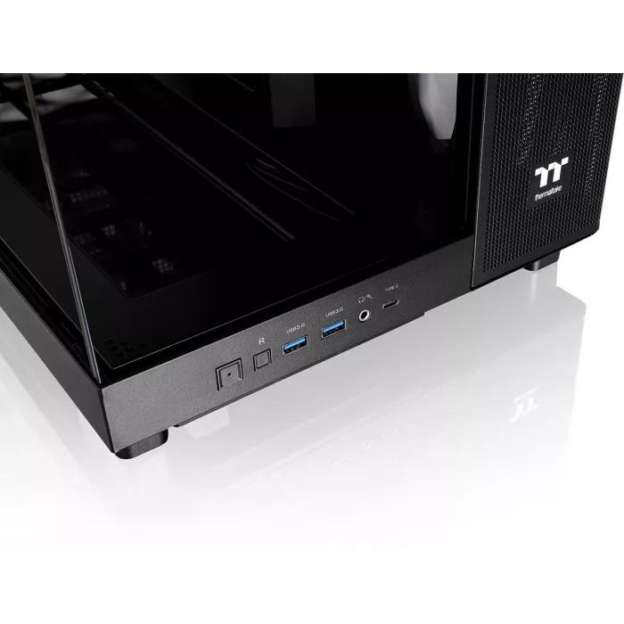 Корпус Thermaltake View 380 XL TG черный без БП ATX 5x120mm 2x140mm 2xUSB3.0 audio bott PSU