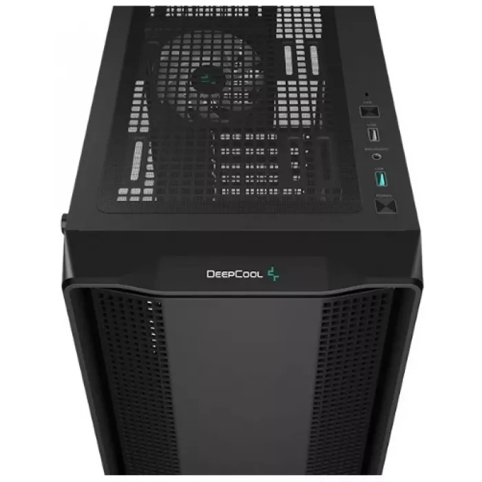 Корпус Deepcool CC560 ARGB черный без БП ATX 2x120mm 4x140mm 1xUSB2.0 1xUSB3.0 audio bott PSU