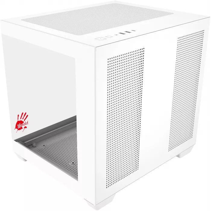 Корпус Bloody CC-121 белый без БП mATX 7x120mm 1xUSB2.0 1xUSB3.0 audio