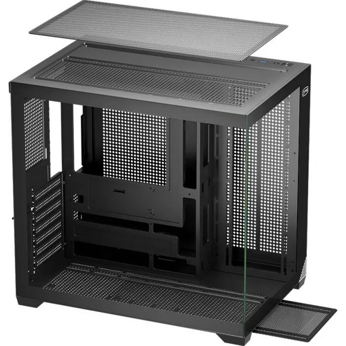 Корпус PcCooler C3 T700 BK черный без БП ATX 10x120mm 6x140mm 1xUSB3.0 1xUSB3.1 audio bott PSU