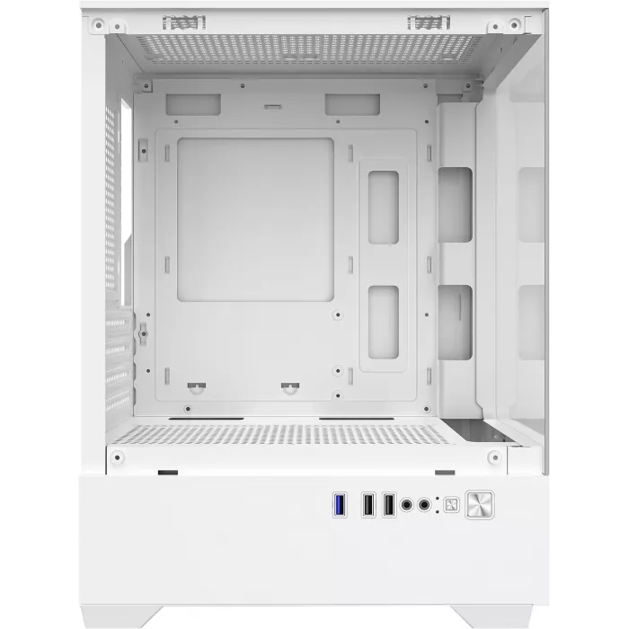 Корпус Bloody CC-125 белый без БП mATX 5x120mm 2xUSB2.0 1xUSB3.0 audio bott PSU