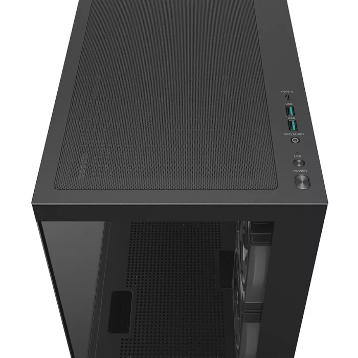 Корпус Deepcool CG380 3F черный без БП mATX 6x120mm 3x140mm 2xUSB3.0 audio bott PSU