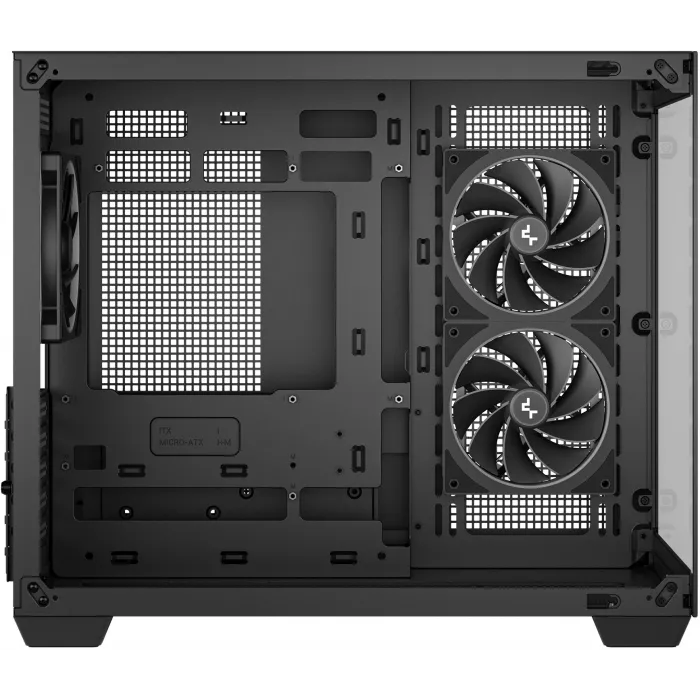 Корпус Deepcool CG330 3F черный без БП mATX 6x120mm 4x140mm 2xUSB2.0 1xUSB3.0 audio bott PSU
