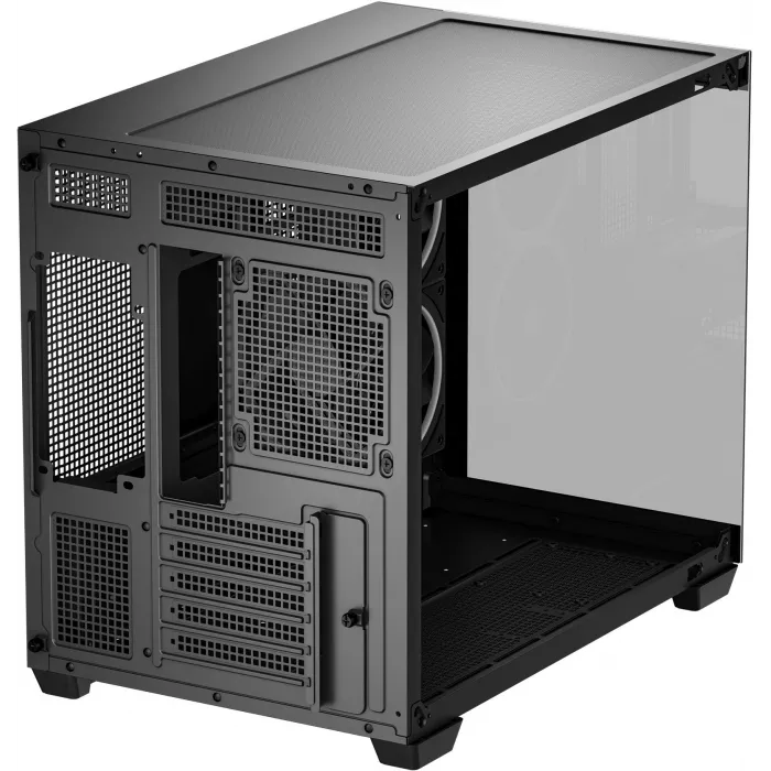 Корпус Deepcool CG330 3F черный без БП mATX 6x120mm 4x140mm 2xUSB2.0 1xUSB3.0 audio bott PSU