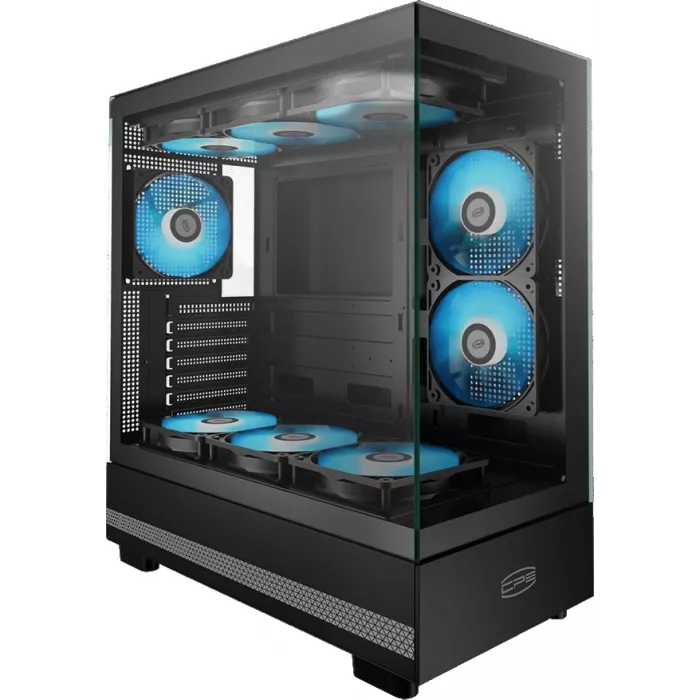 Корпус PcCooler C3 Q500 BK черный без БП ATX 9x120mm 2x140mm 1xUSB3.0 1xUSB3.1 audio bott PSU