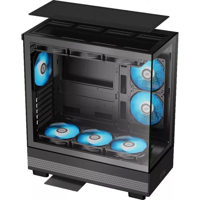Корпус PcCooler C3 Q500 BK черный без БП ATX 9x120mm 2x140mm 1xUSB3.0 1xUSB3.1 audio bott PSU