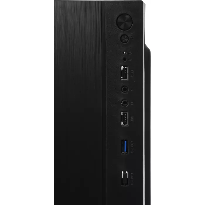Корпус Accord ACC-XA05 черный без БП mATX 1x80mm 1x120mm 2xUSB2.0 1xUSB3.0 audio bott PSU