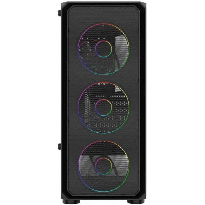 Корпус Bloody CC-126 черный без БП ATX 8x120mm 2xUSB2.0 1xUSB3.0 audio bott PSU