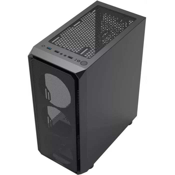 Корпус Bloody CC-126 черный без БП ATX 8x120mm 2xUSB2.0 1xUSB3.0 audio bott PSU