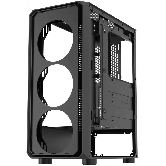 Корпус Bloody CC-126 черный без БП ATX 8x120mm 2xUSB2.0 1xUSB3.0 audio bott PSU