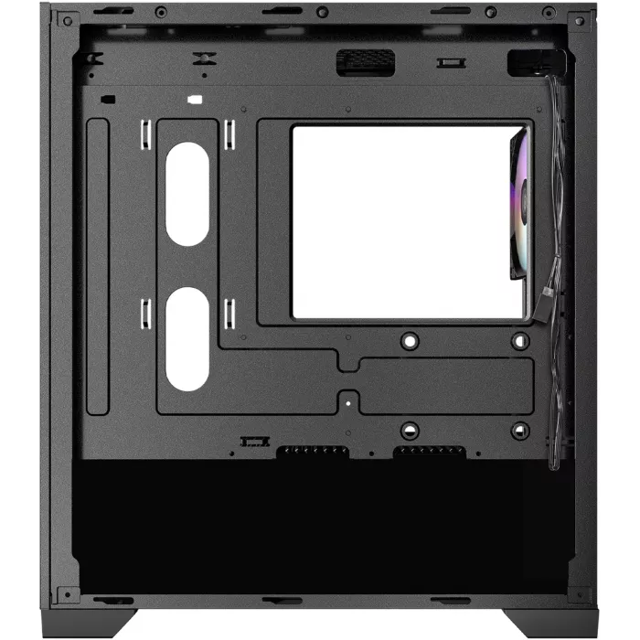 Корпус Azza AEROHEX-M черный без БП mATX 8x120mm 2x140mm 1xUSB2.0 2xUSB3.0 audio bott PSU