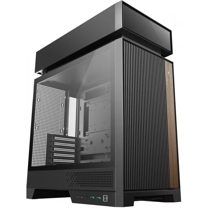 Корпус Deepcool CL660 черный/коричневый без БП ATX 4x120mm 5x140mm 2xUSB3.0 audio bott PSU