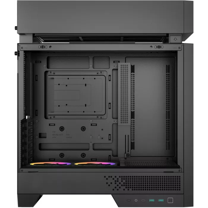 Корпус Deepcool CL660 черный/коричневый без БП ATX 4x120mm 5x140mm 2xUSB3.0 audio bott PSU