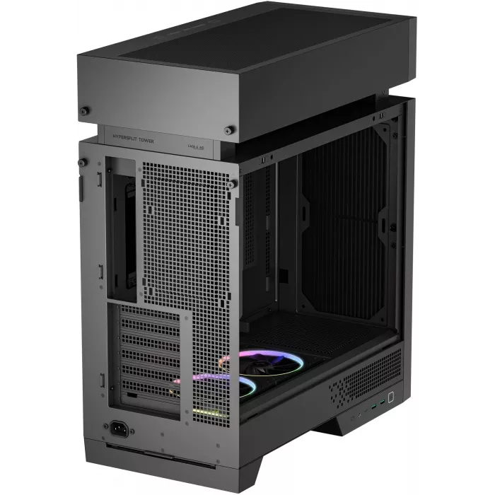 Корпус Deepcool CL660 черный/коричневый без БП ATX 4x120mm 5x140mm 2xUSB3.0 audio bott PSU