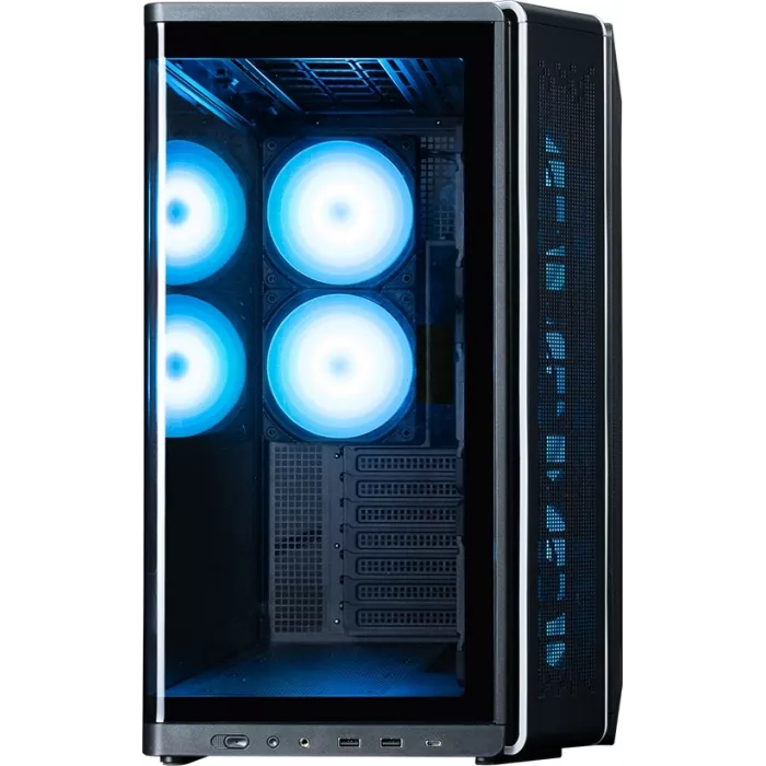 Корпус Zalman P60 черный без БП ATX 6x120mm 2x140mm 2xUSB3.0 audio bott PSU