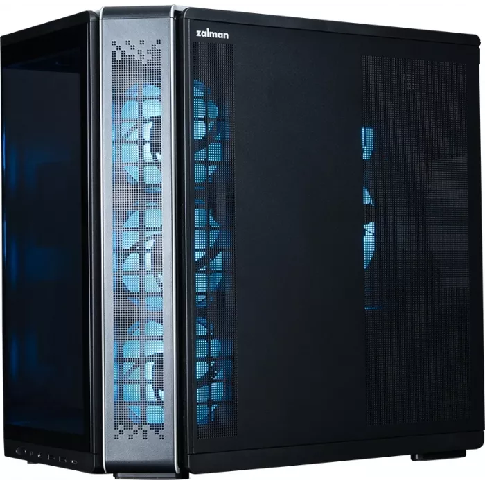 Корпус Zalman P60 черный без БП ATX 6x120mm 2x140mm 2xUSB3.0 audio bott PSU