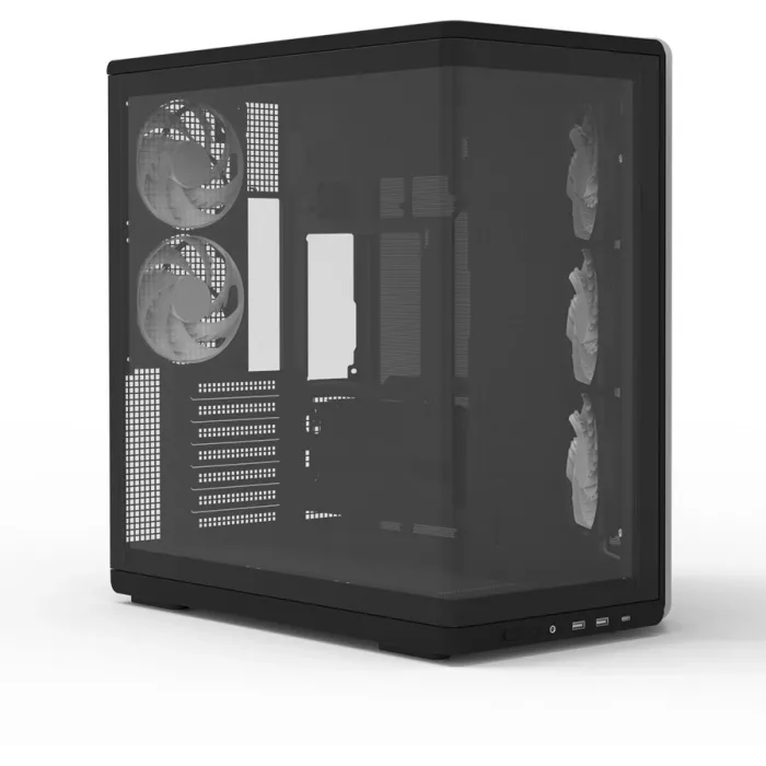 Корпус Zalman P60 черный без БП ATX 6x120mm 2x140mm 2xUSB3.0 audio bott PSU