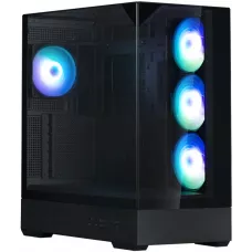 Корпус Zalman P40 Prism Plus черный без БП ATX 5x120mm 2xUSB3.0 audio bott PSU