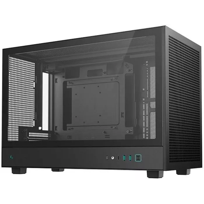 Корпус Deepcool CH260 черный без БП mATX 6x120mm 2x140mm 2xUSB3.0 bott PSU