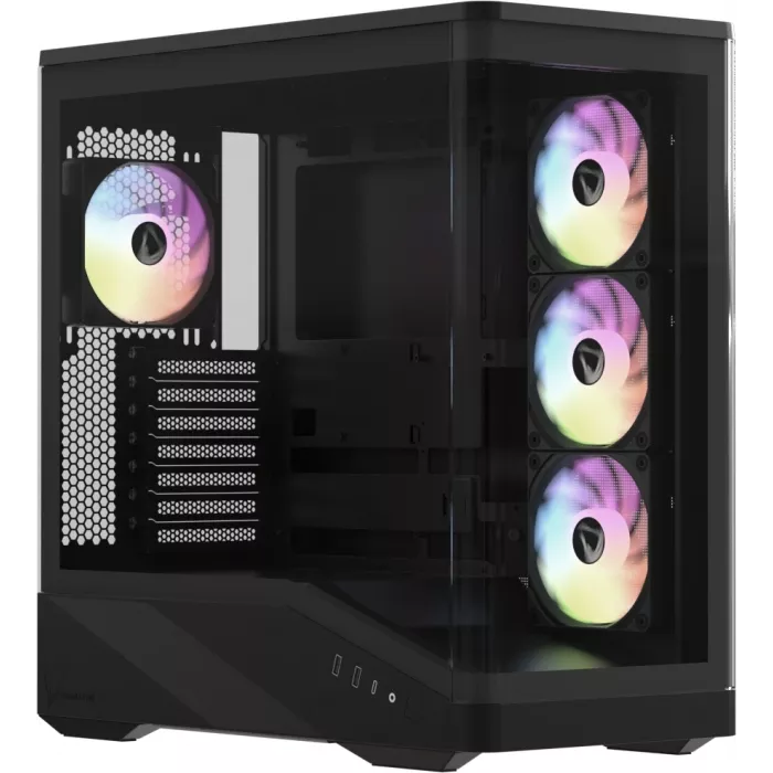 Корпус Formula Crystal U9 PA черный без БП E-ATX 5x120mm 3x140mm 2xUSB3.0 audio bott PSU