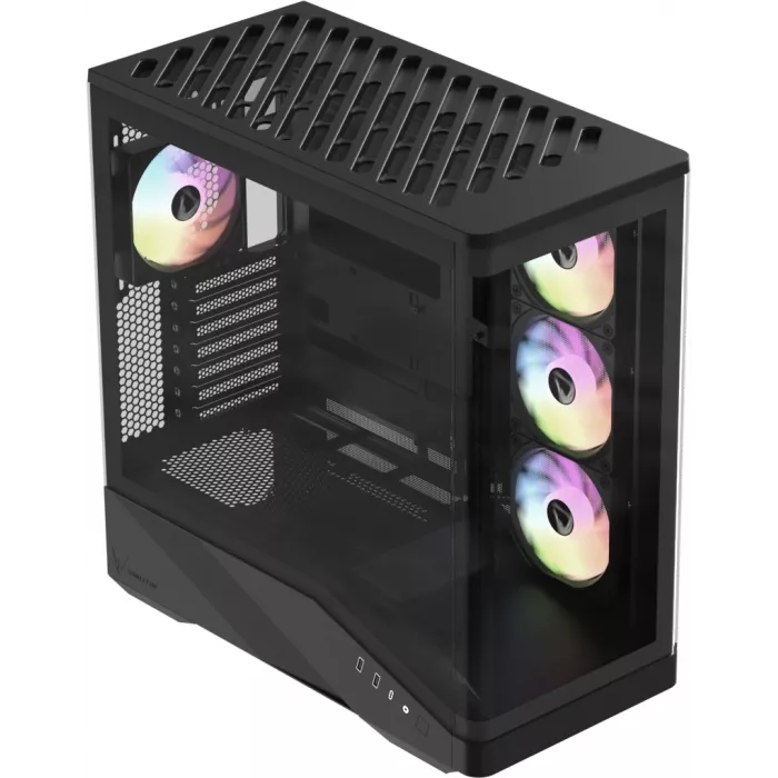 Корпус Formula Crystal U9 PA черный без БП E-ATX 5x120mm 3x140mm 2xUSB3.0 audio bott PSU