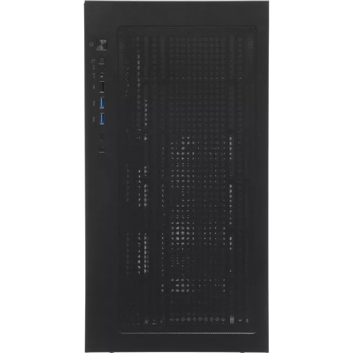 Корпус Accord ACC-ZA11B AR черный без БП ATX 3x120mm 1xUSB2.0 2xUSB3.0 audio bott PSU